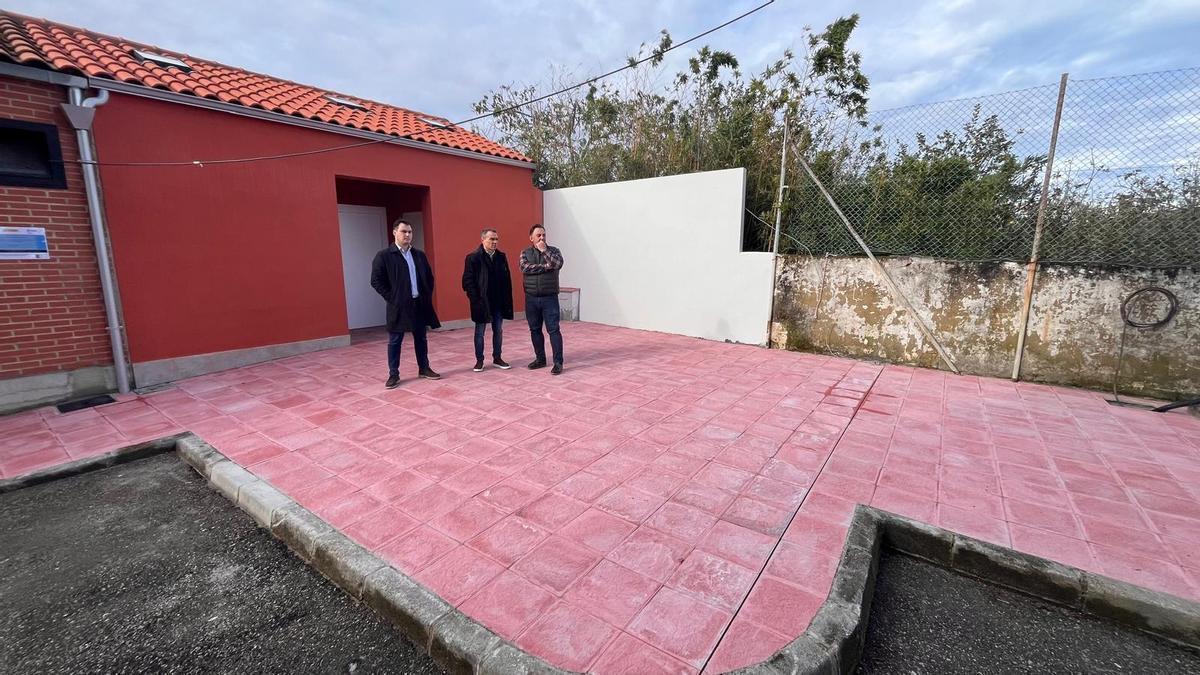 Iván Fernández, durante su visita al nuevo local del Molleda