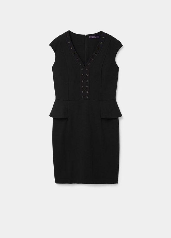 Vestido en negro, Violeta by Mango