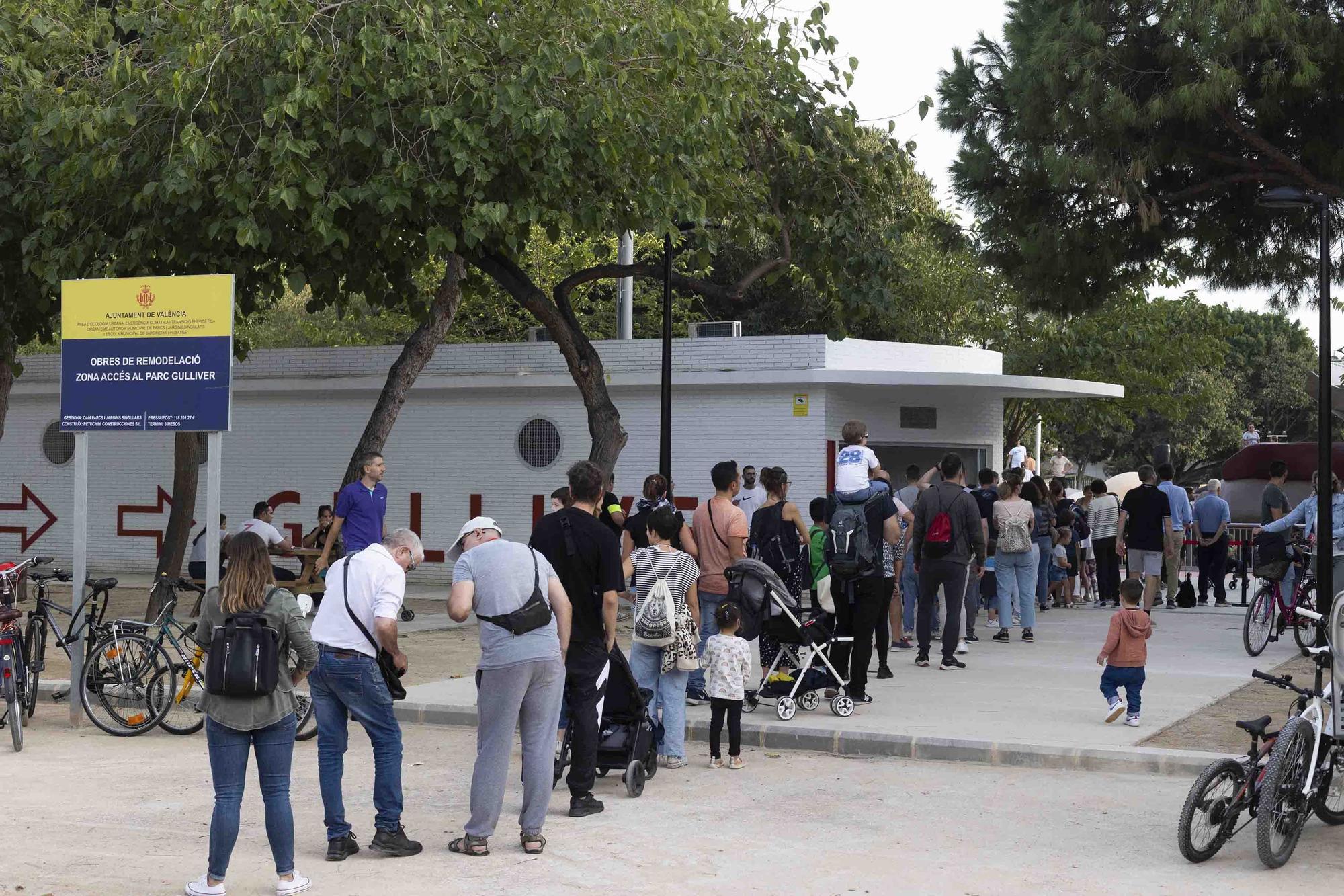 Primeras horas del nuevo Parque  Gulliver