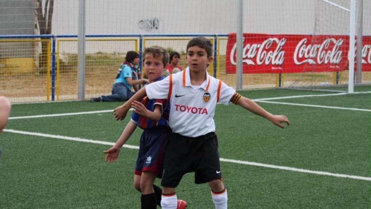Ferran Torres disputó el COTIF con apenas siete años.