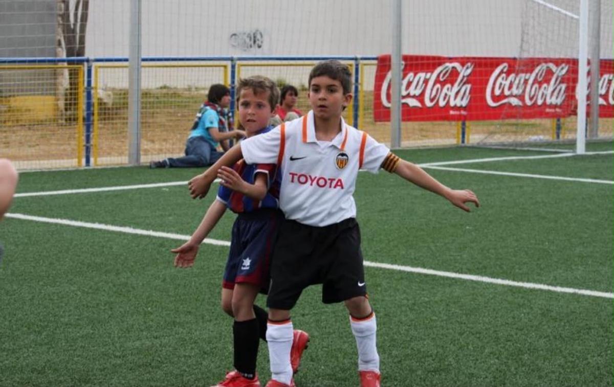 Ferran Torres disputó el COTIF con apenas siete años.
