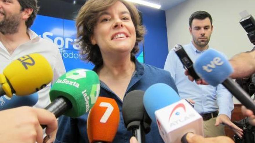 Soraya Sáenz de Santamaría fa una crida a «modernitzar» el PP «sense renunciar a res»