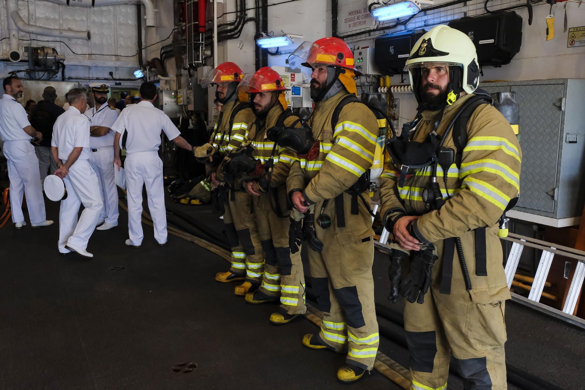 Simulacro en la Base Naval