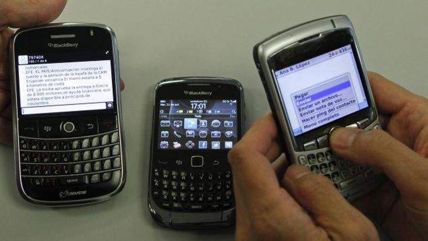 Persisten los fallos en el sistema de BlackBerry