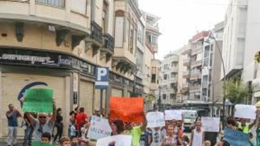 Protesta del Colegio Amanecer.