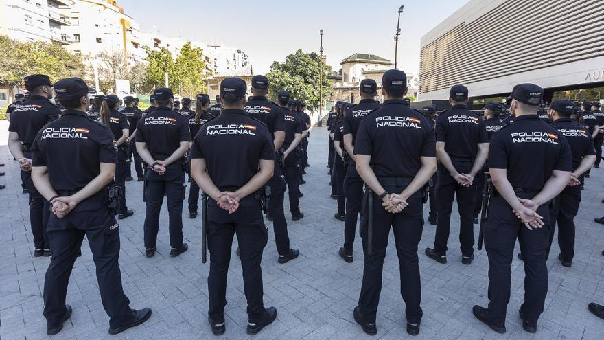 Jupol denuncia la falta de chalecos antibalas para los policías en prácticas en Alicante