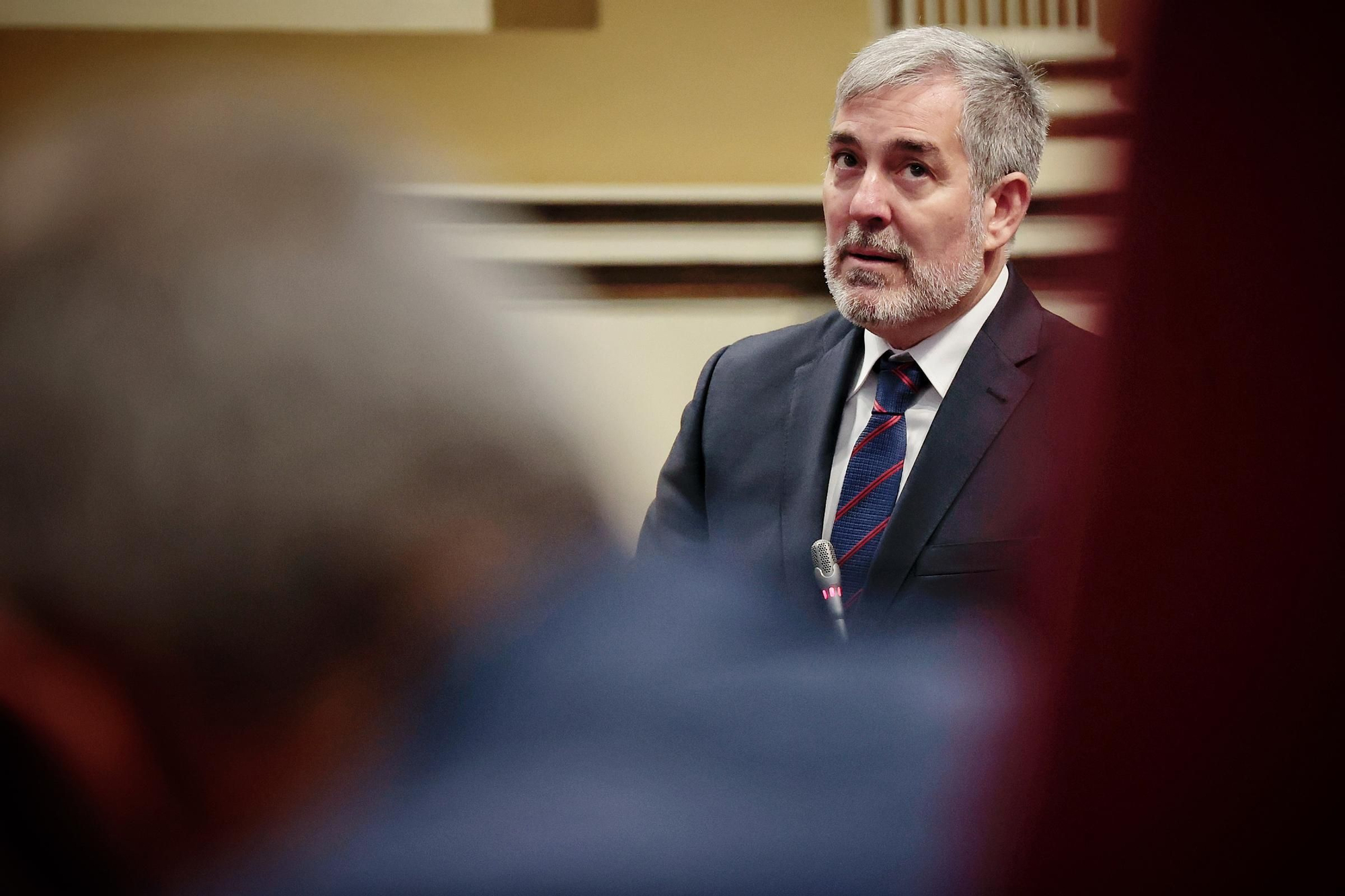 Sesión de control en el Parlamento de Canarias este miércoles 23 de julio de 2024.