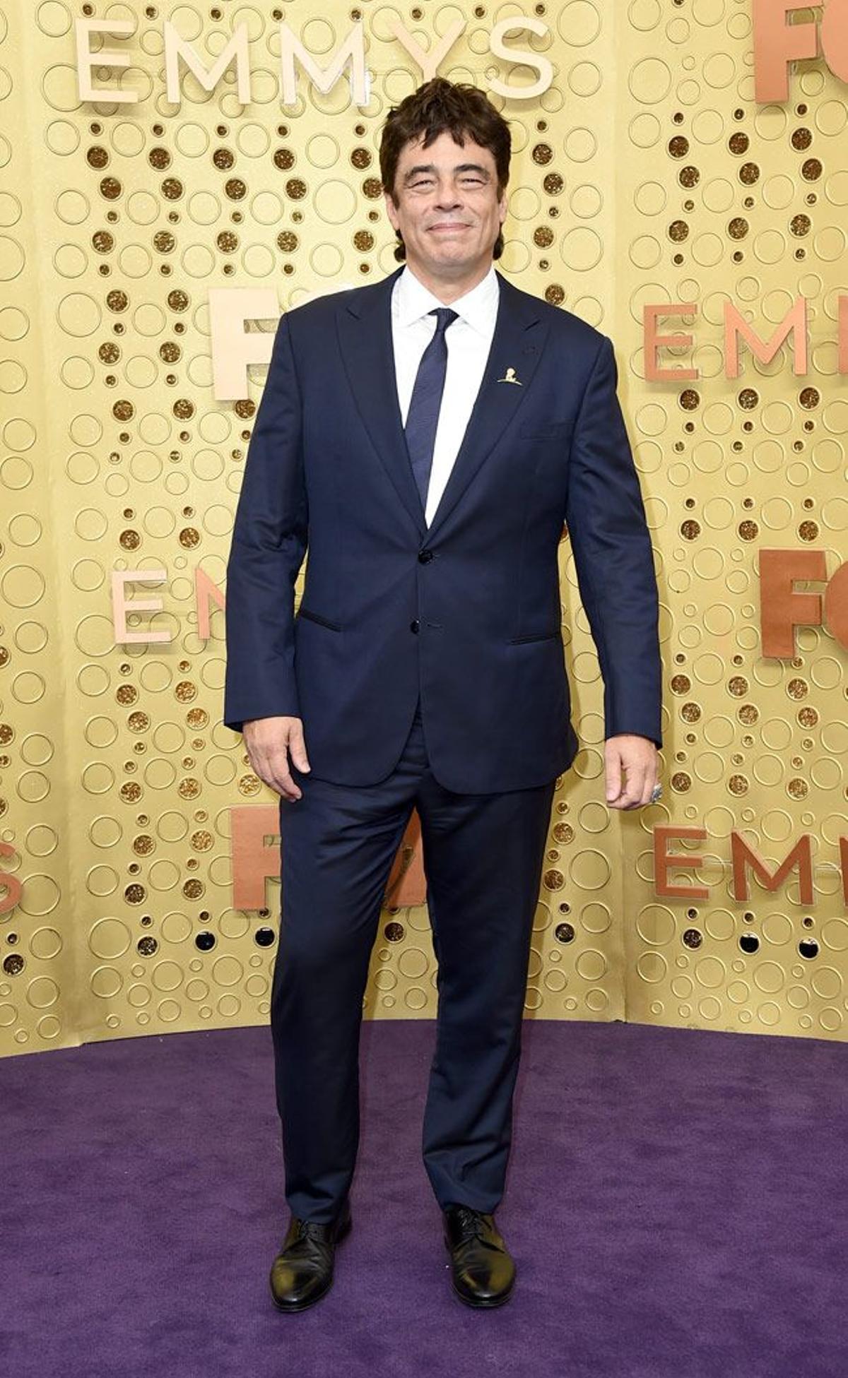 Benicio del Toro en los Premios Emmy 2019