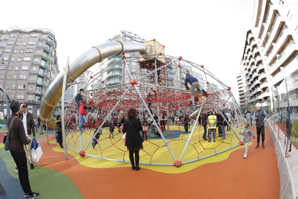 Así es el nuevo 'macroparque' infantil de Vigo.