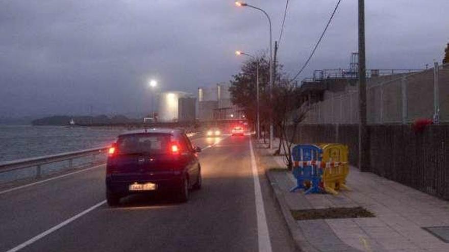 La calle Víctor Pita, donde se plantea anular un carril. // Noé Parga