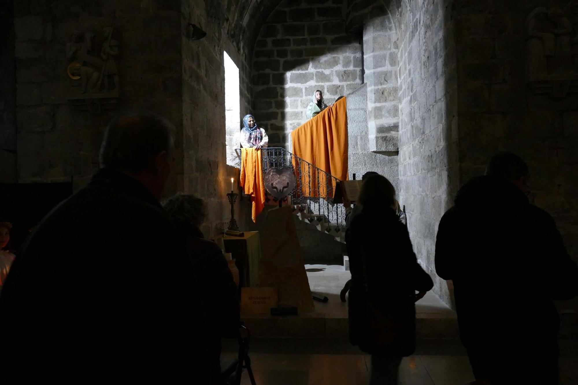 Èxit d'assistència al Pessebre Vivent de l'Església de Sant Pere de Figueres