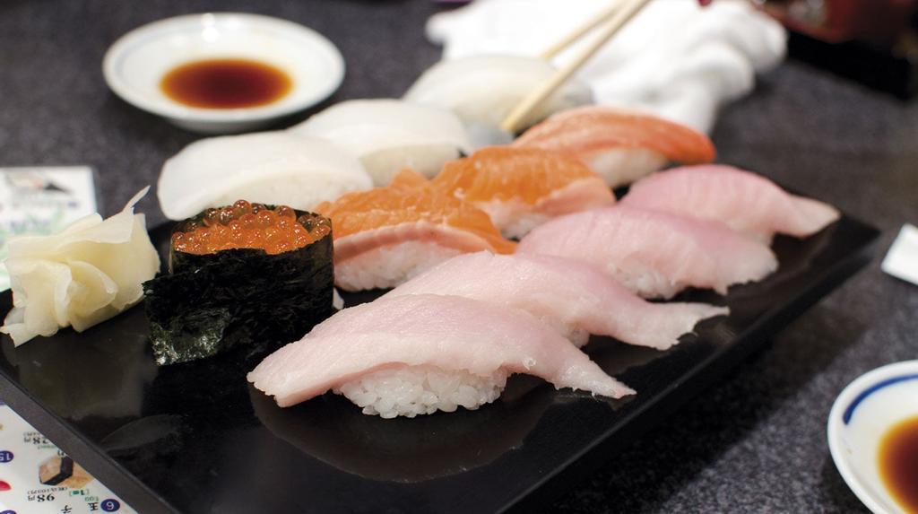 Restauante Sushi Zanmai, en Tokio