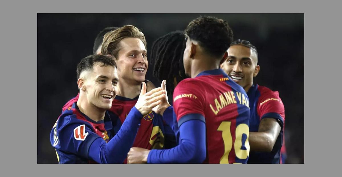 Lamine, Casadó i Frenkie en el último Barça-Valencia