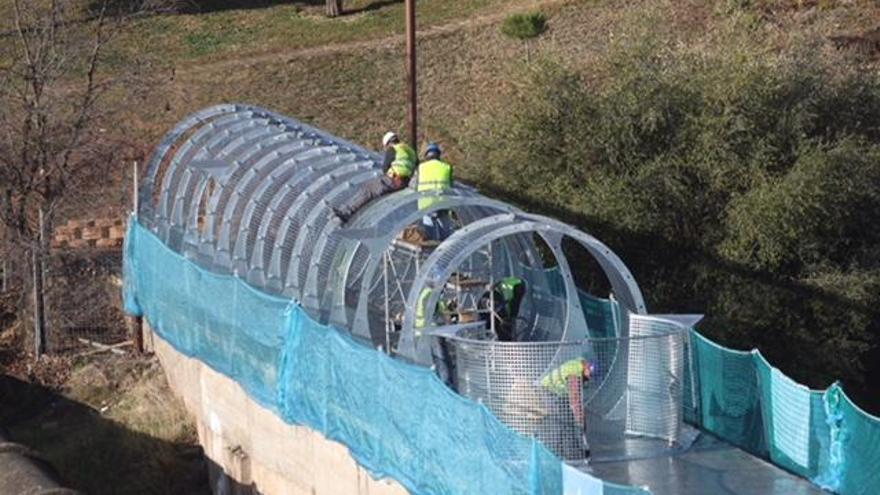 Las obras de Mirabueno estarán acabadas en un mes