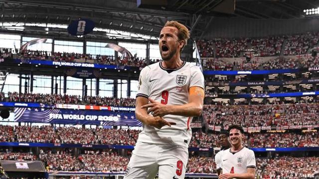 Harry Kane celebra un gol contra Croàcia. | PAUL ELLIS / AFP