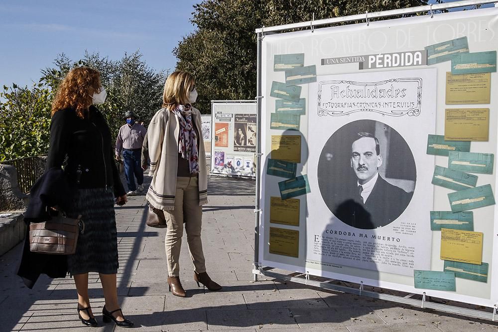 La Ribera acoge la exposición urbana 'Julio Romero de Torres, lejos del tópico'