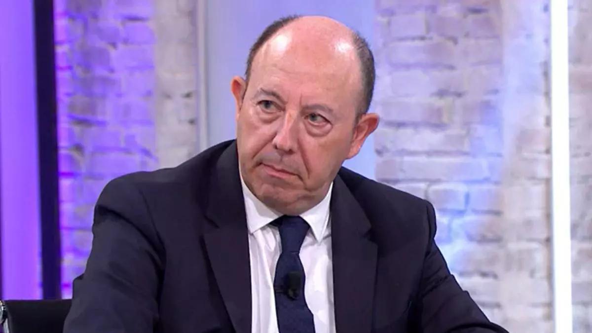 El economista Gonzalo Bernardos durante una intervención en televisión.
