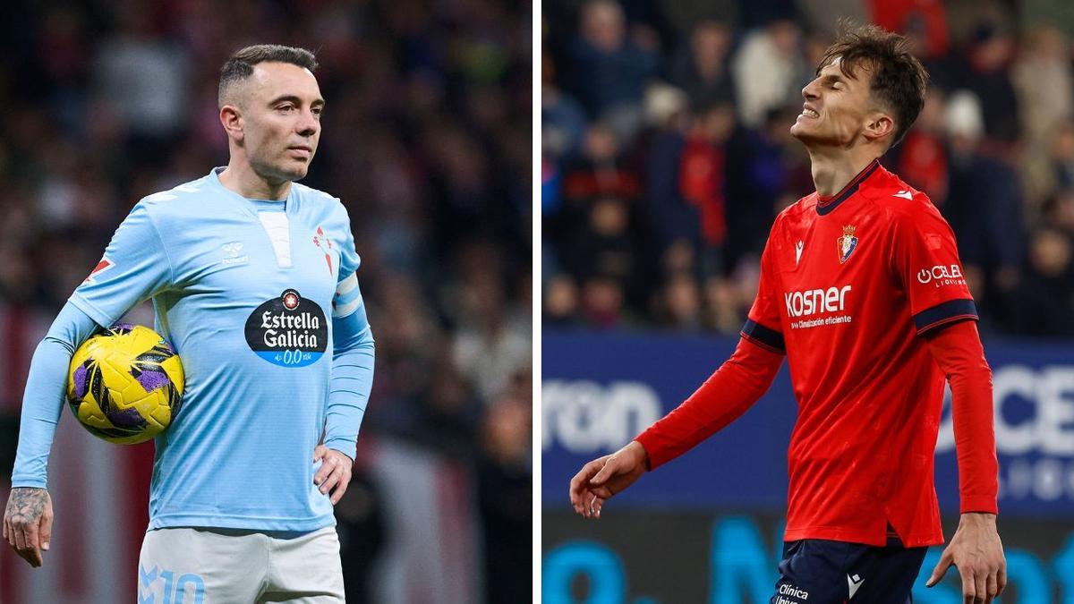 Iago Aspas y Ante Budimir
