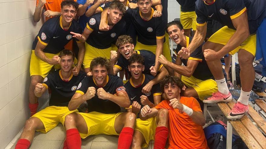 El Gimnàstic de Manresa juvenil arrenca tres punts de Saragossa amb un home menys i els elements en contra (0-1)