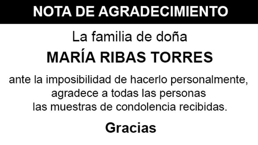 Nota María Ribas Torres