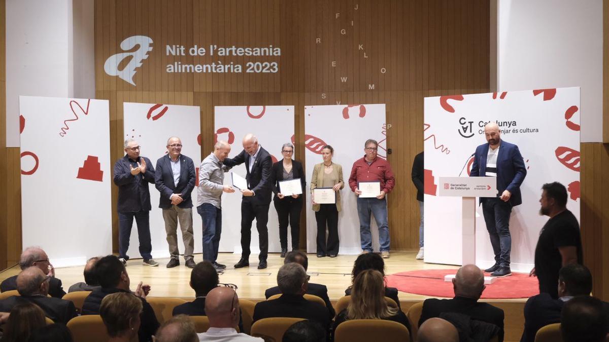 Un total de 28 persones han estat guardonades amb el Diploma de Mestre Artesà Alimentar