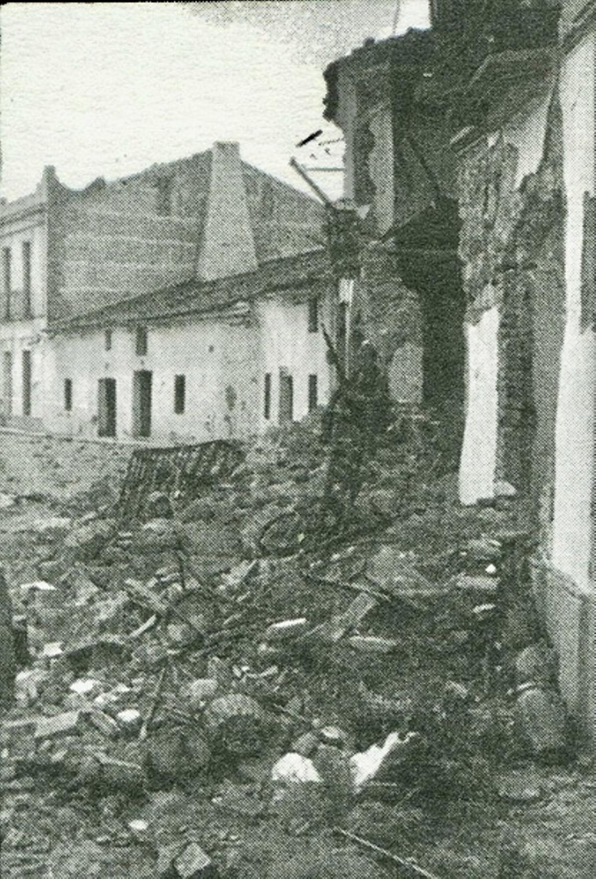 Estado en el que se encontraba el pueblo cordobés de La Granjuela.