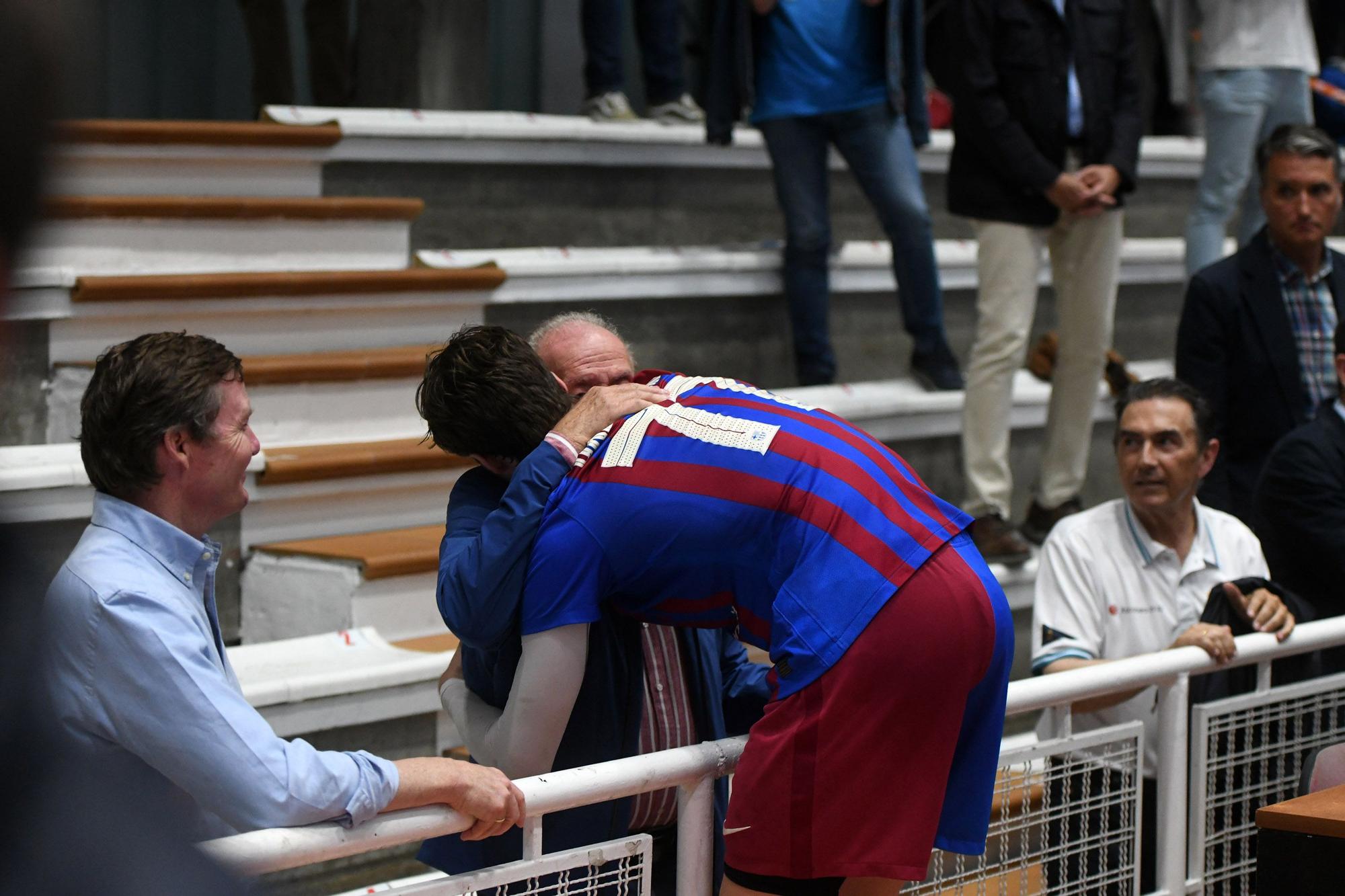 Así fue el encuentro del rey emérito con su nieto Pablo Urdangarin en Pontevedra