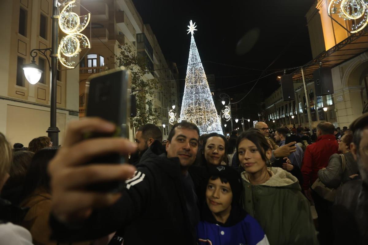 Encendido de las luces de Navidad en Alicante