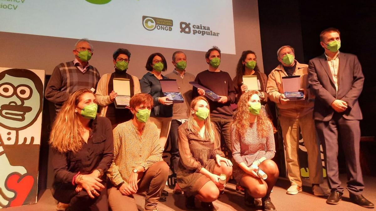 Els premiats a la II edició dels Premis Cooperació Comunitat Valenciana. | CV ONGD