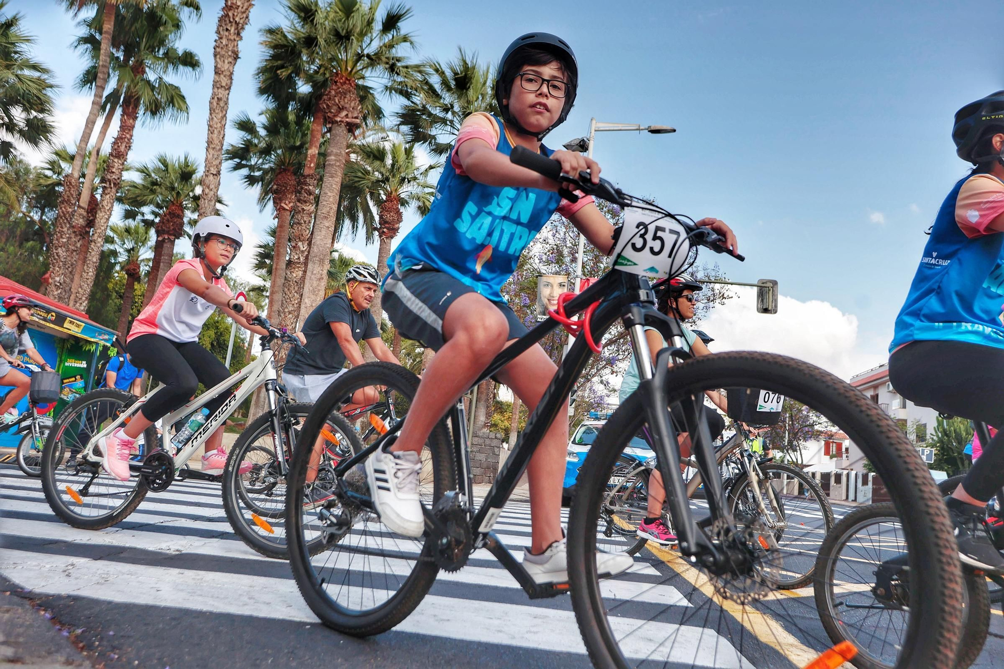 Fiesta de la bicicleta en Santa Cruz de Tenerife