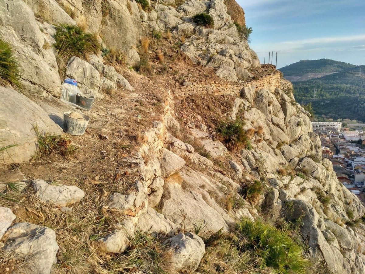 Fin de la primera fase de las obras del Castell de Borriol