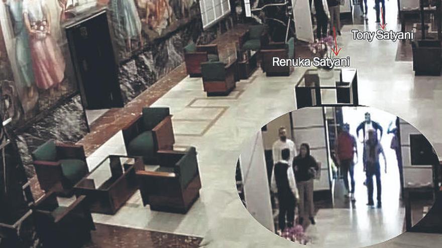Imagen del acceso de los acusados al Real Casino de Tenerife el pasado 21 de noviembre.