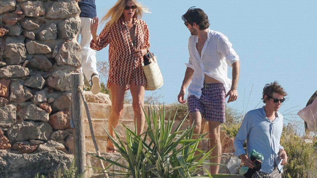 Kate Moss, el look playero más cool de Formentera