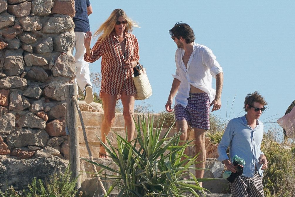 Kate Moss, el look playero más cool de Formentera