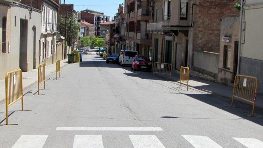 Les primeres tanques senyalitzen la imminència de les obres