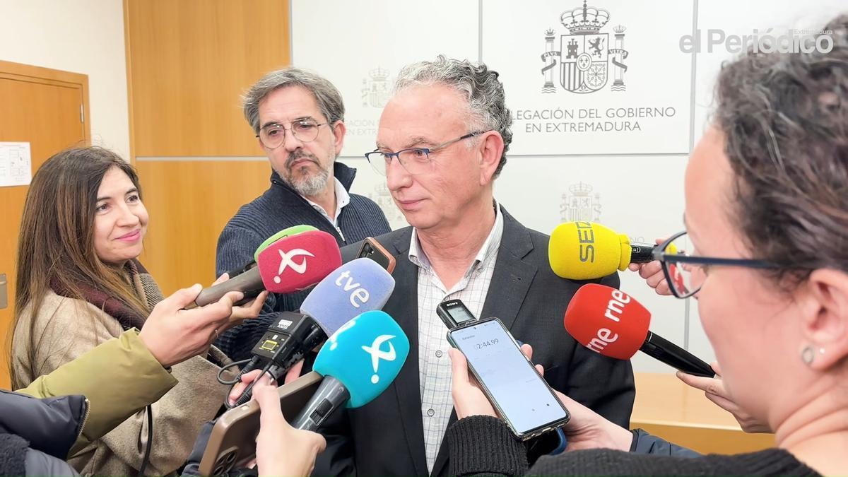 Vídeo | El Delegado del Gobierno en Extremadura, José Luís Quintana, confirma el suceso ocurrido en Cáceres esta mañana