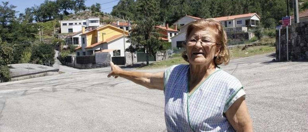 Amparo Barbeito, de Almofrei, teme los nuevos incendios. // S. A.