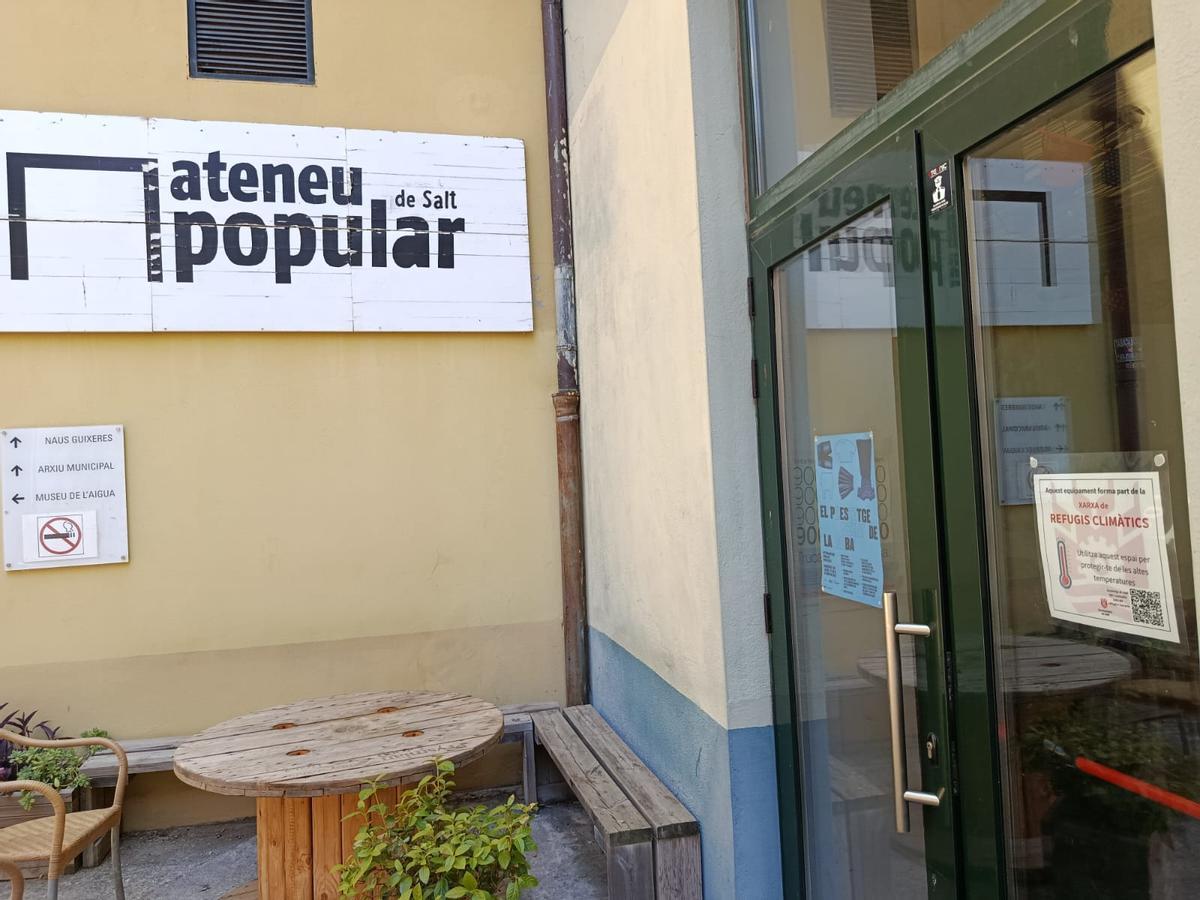 L'Ateneu popular de Salt forma part de la xarxa de refugis climàtics