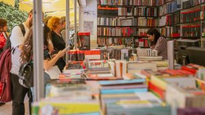 Vista de la Feria del Libro de Madrid.