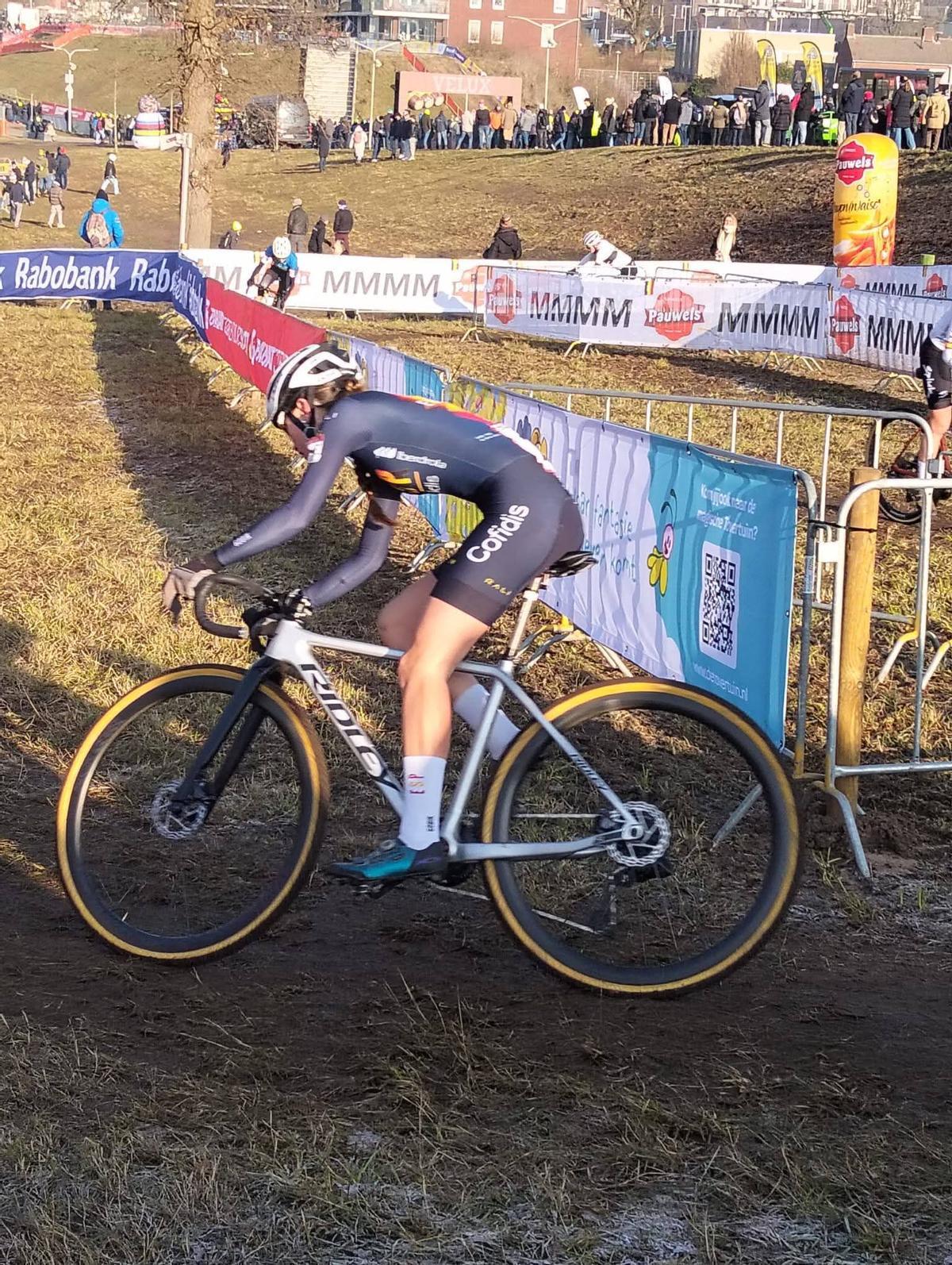 Carlas Bañuls Puente, en la última prueba internacional que ha disputado