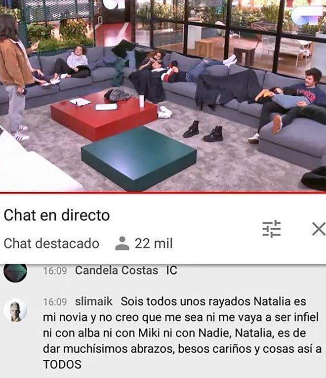 El novio de Natalia se pronuncia en las redes