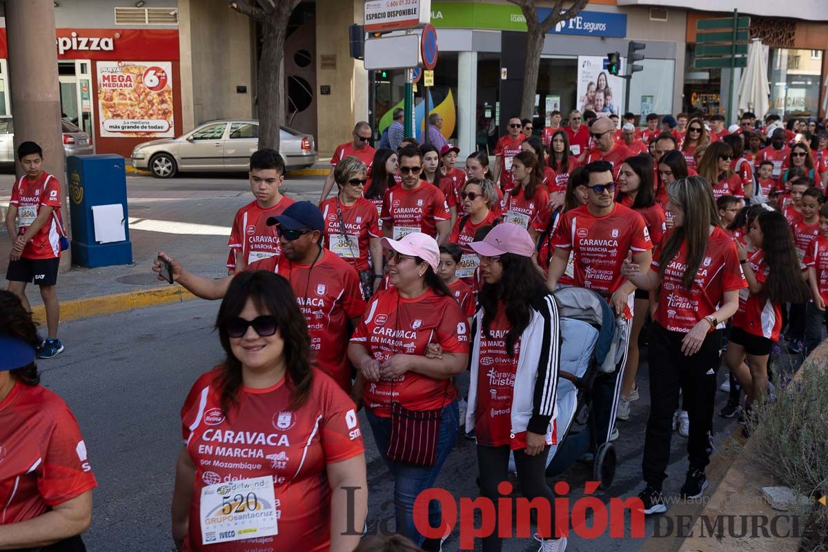 Marcha de la ONG Delwende en Caravaca