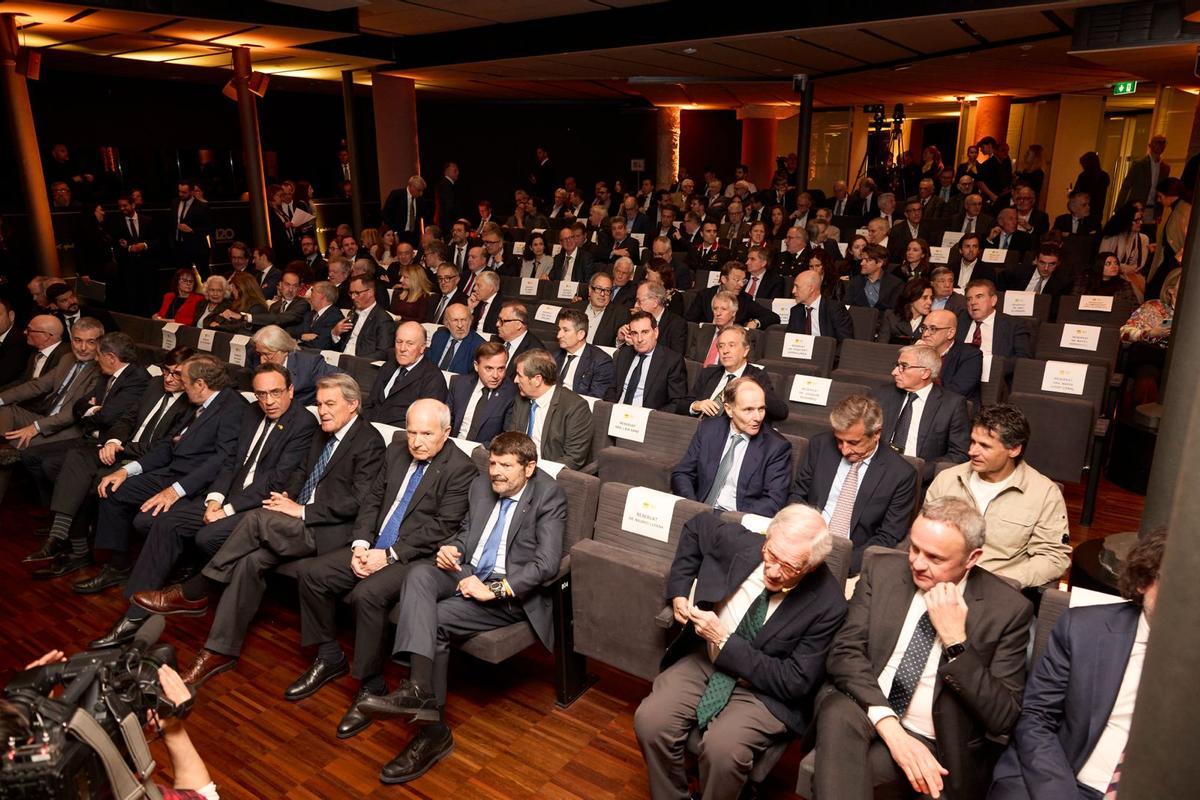 El auditorio de la Pedrera con los invitados al evento