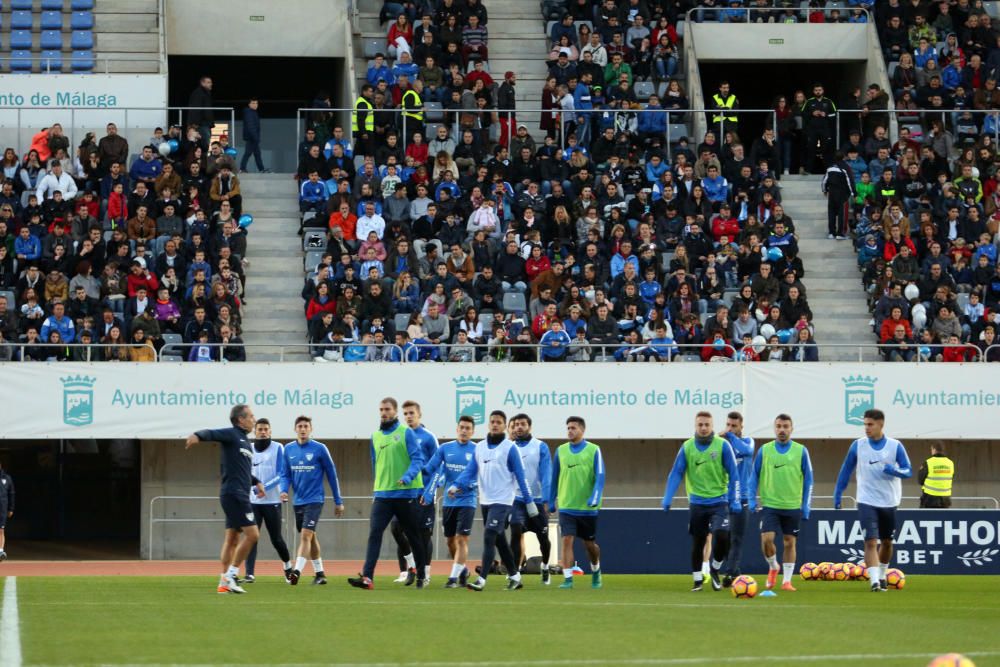 Jornada de puertas abiertas del Málaga CF