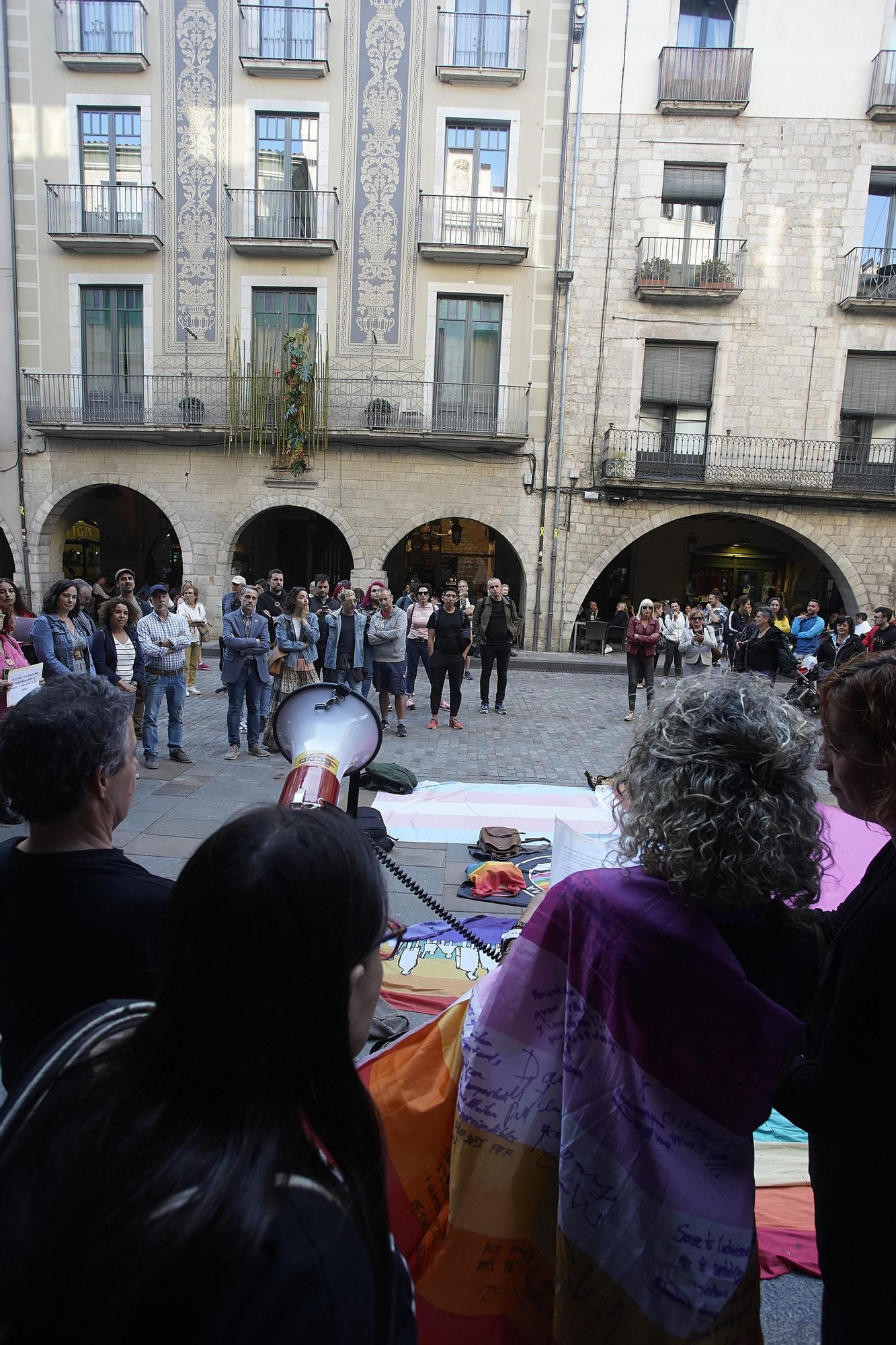 Concentració a Girona pel Dia Internacional contra l’LGTBI-fòbia