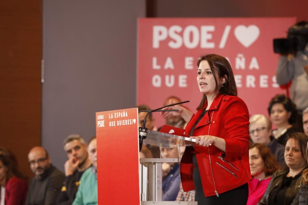 Mitín de Pedro Sánchez en Gijón