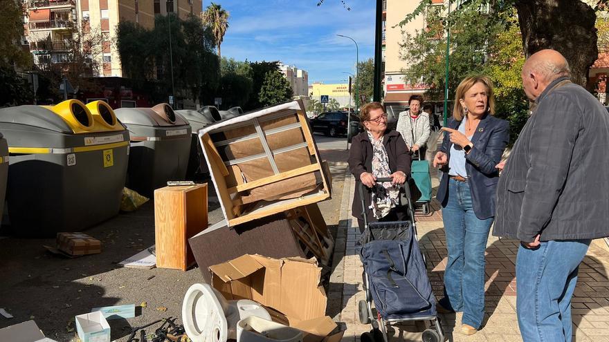 El PSOE exige un plan integral de limpieza y mantenimiento del arbolado en Puerta Blanca