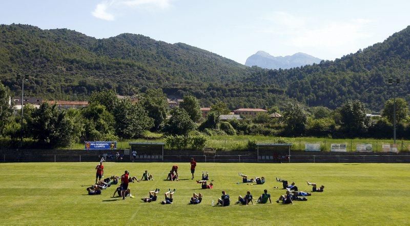 Segunda jornada de entrenamientos en Boltaña