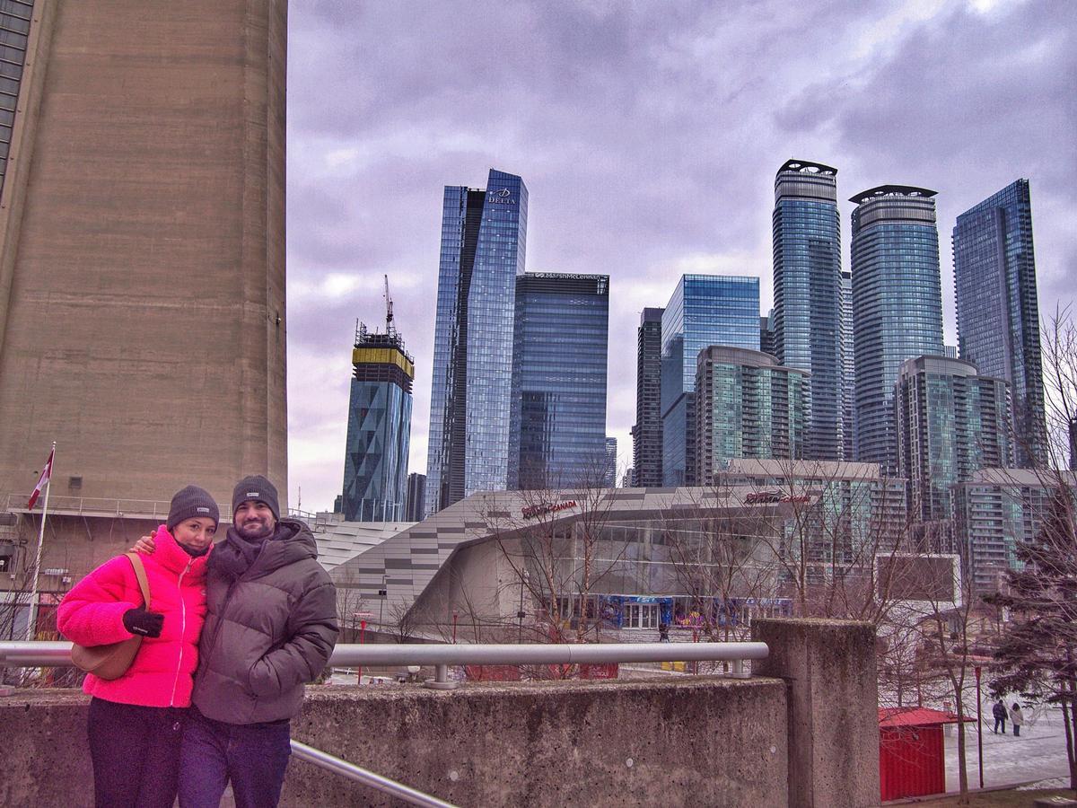 Rubén y su mujer, Anamarija Butkovic, durante una reciente estancia en Toronto.