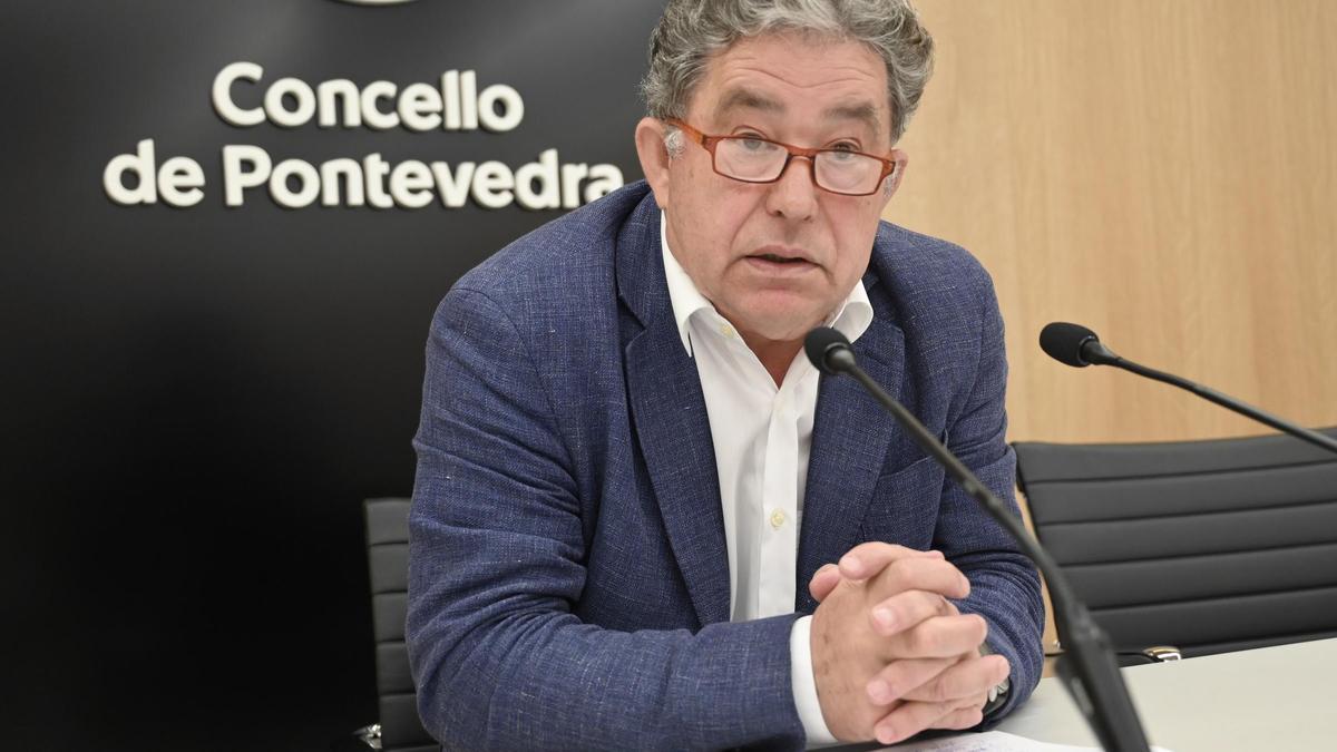 El alcalde de Pontevedra, Miguel Anxo Fernández Lores.